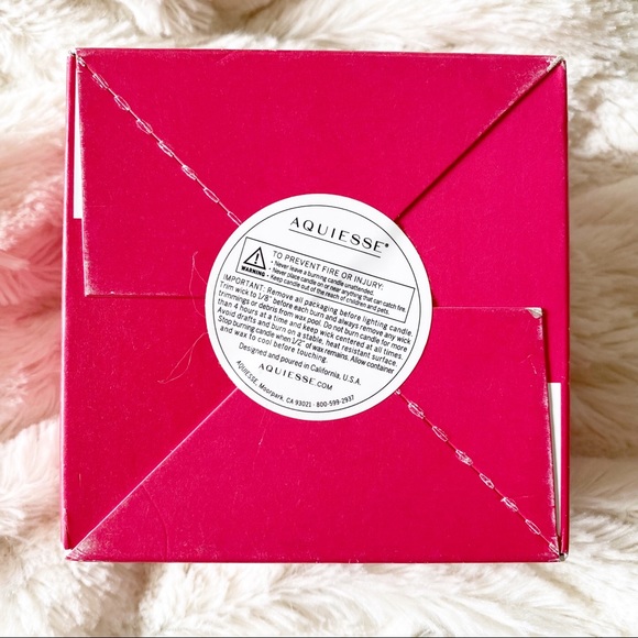 AQUIESSE Currant & Rose Set of 4 Luxury Scented Candles NEW NIB - Picture 4 of 5